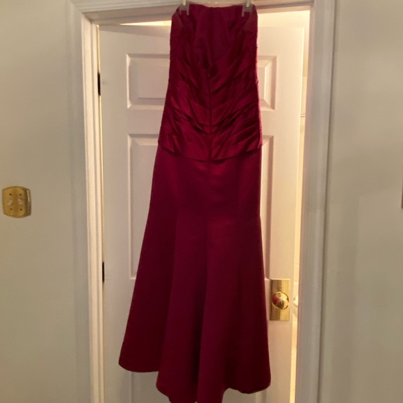 Priscilla of Boston Cranberry size 8 bridesmaid dress - Picture 2 of 4